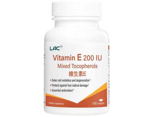 Vitamin E 200 IU Mixed Tocopherols