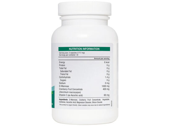 蔓越莓與D-甘露糖