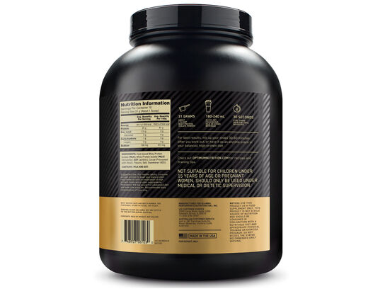 GOLD STANDARD 100% ISOLATE CHOCOLATE BLISS FLAVOR