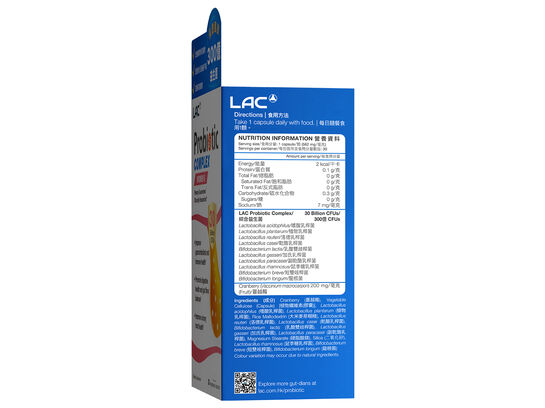 女性益生菌複合物 300 億 CFU