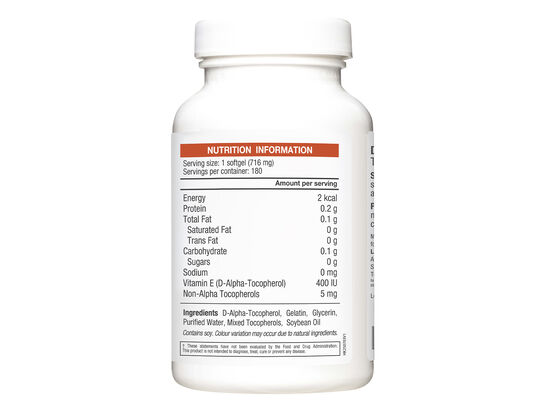 Vitamin E 400 IU with Mixed Tocopherols